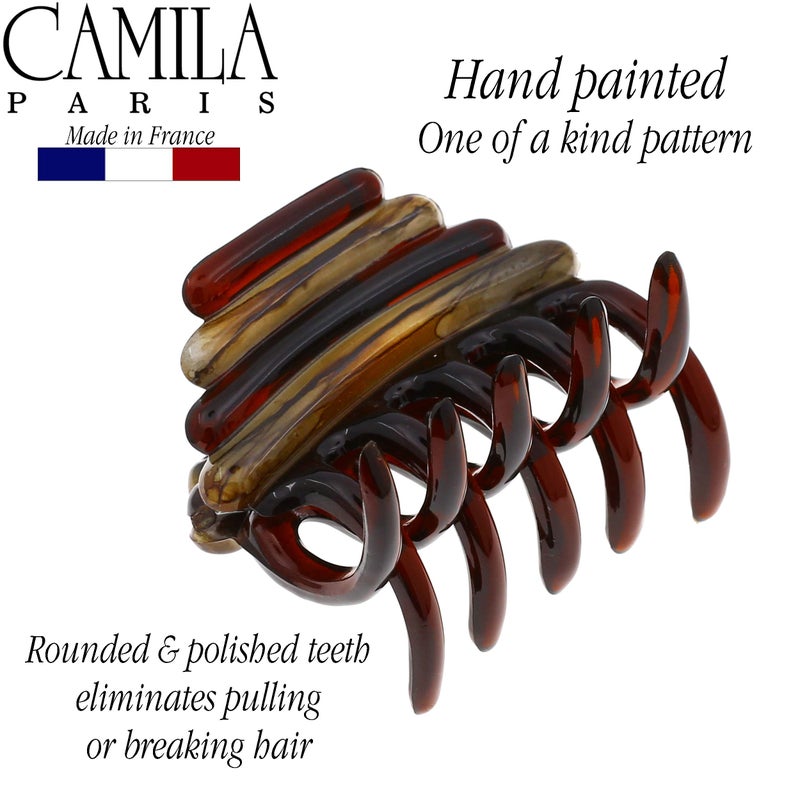 Camila Paris MP944 French Hair Clip for Women, Girls Hair Claw Clips Jaw Fashion Durable and Styling Hair Accessories for Women, Strong Hold No Slip Grip, Made in France - Image 2